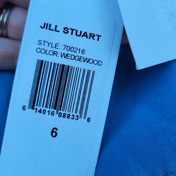 Jill Stuart wedgewood blue skirt with ruffle - Picture 6 of 7